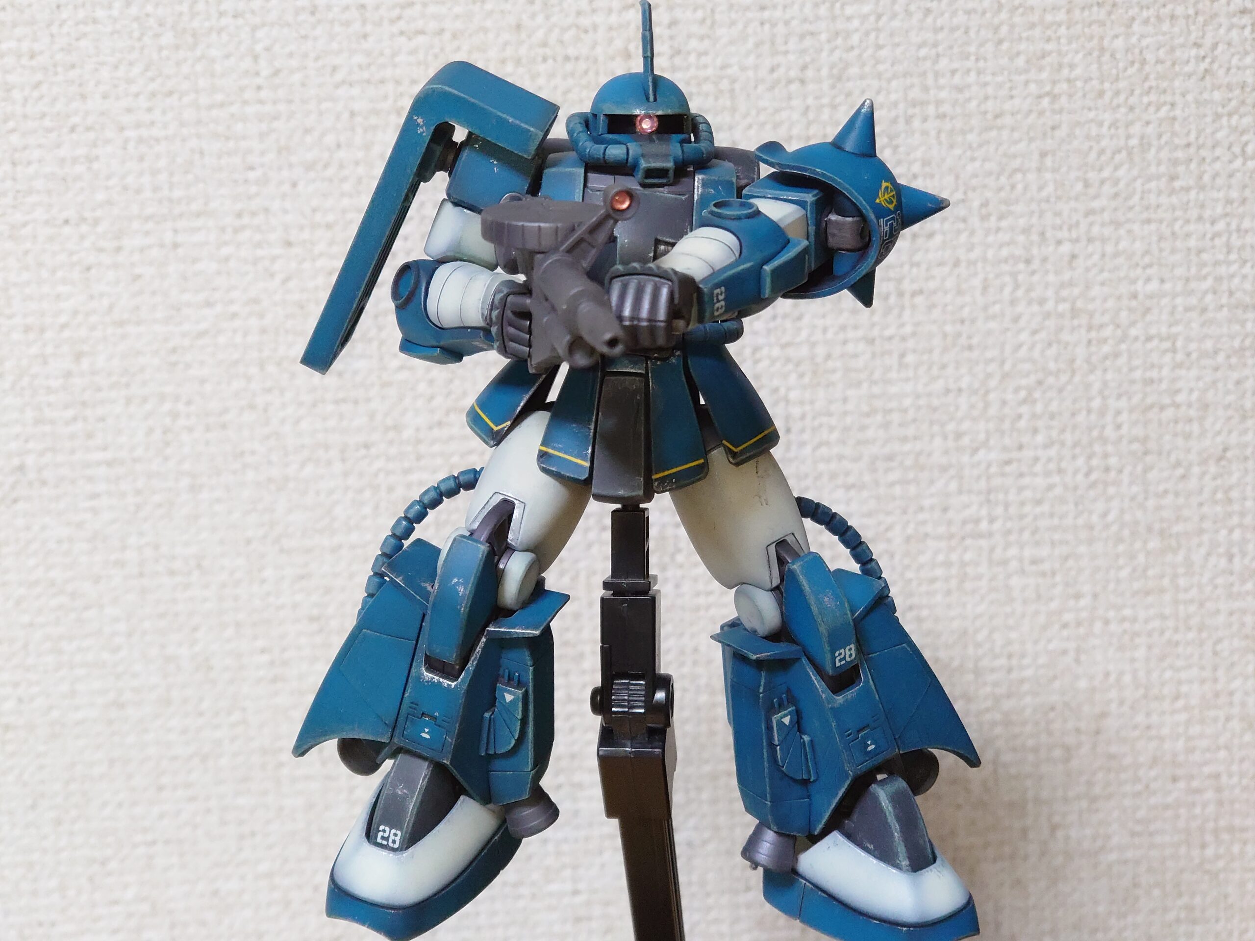 Hguc 高機動型ザクii ロバート ギリアム大佐機 製作記 完成 模型大隊戦闘日誌