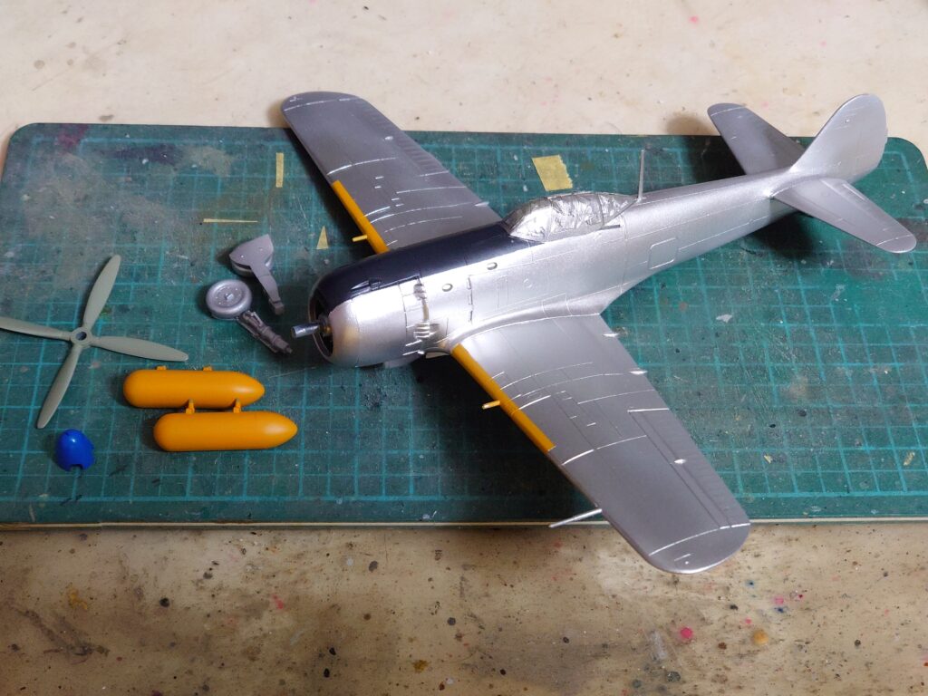 ハセガワ 1/72 四式戦闘機 疾風 製作記③ | 模型大隊戦闘日誌