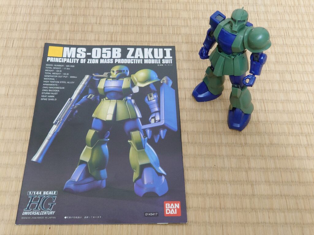 HGUC ザクI(旧ザク) 製作記① | 模型大隊戦闘日誌