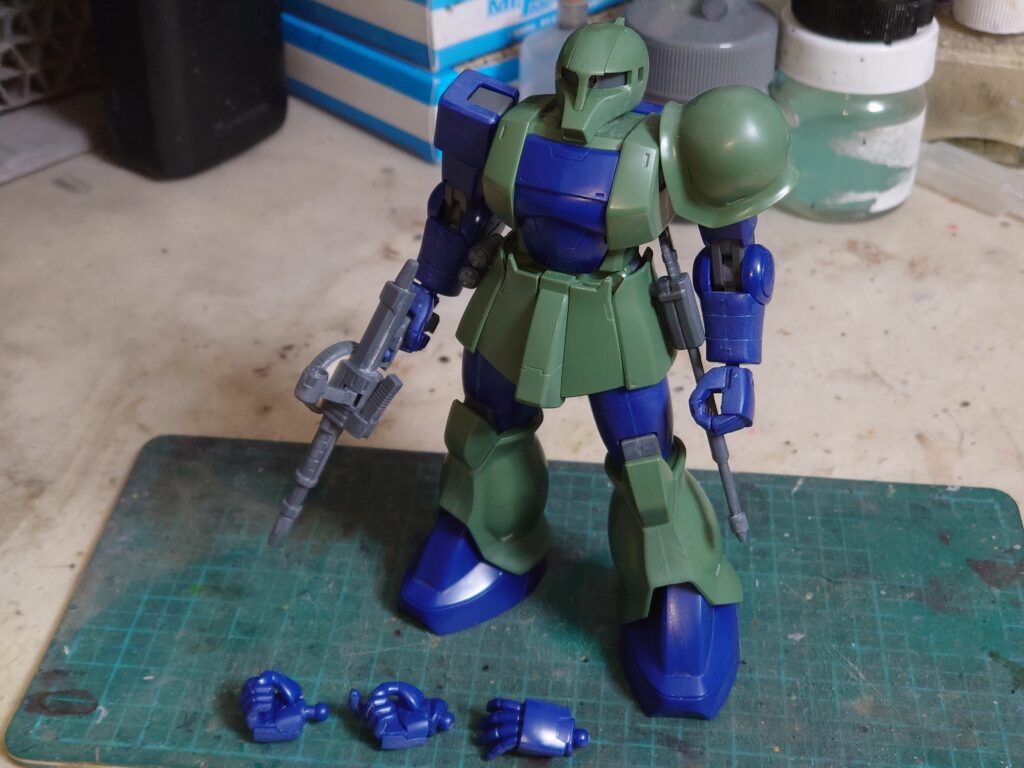 Hguc ザクi 旧ザク 製作記 模型大隊戦闘日誌