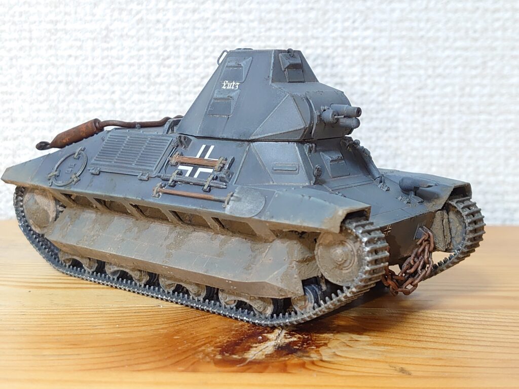 ICM FCM36軽戦車(ドイツ軍仕様) 製作記⑦(完成) | 模型大隊戦闘日誌