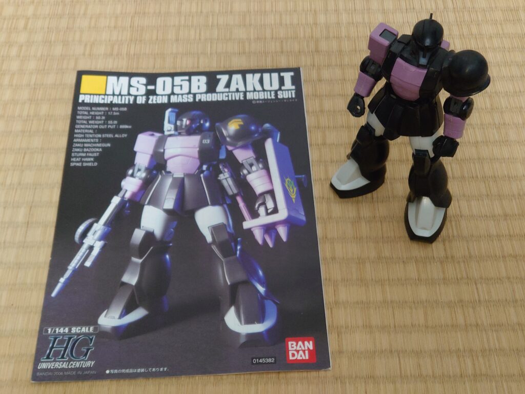 ha73TP1様　製作依頼ページ　hg ザクⅡ 黒い3連星 送料無料】HG GQuuuuuuX 黒い三連星専用ザクⅡ 塗装完成品