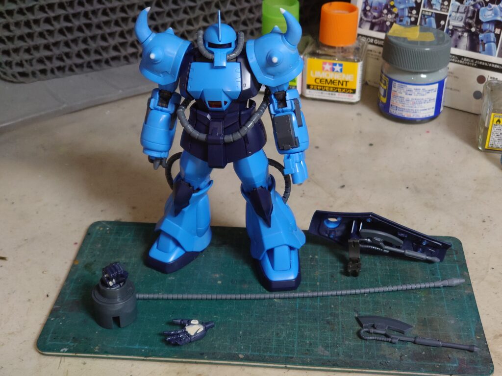 HG プロトタイプグフ(戦術実証機) 製作記③ | 模型大隊戦闘日誌