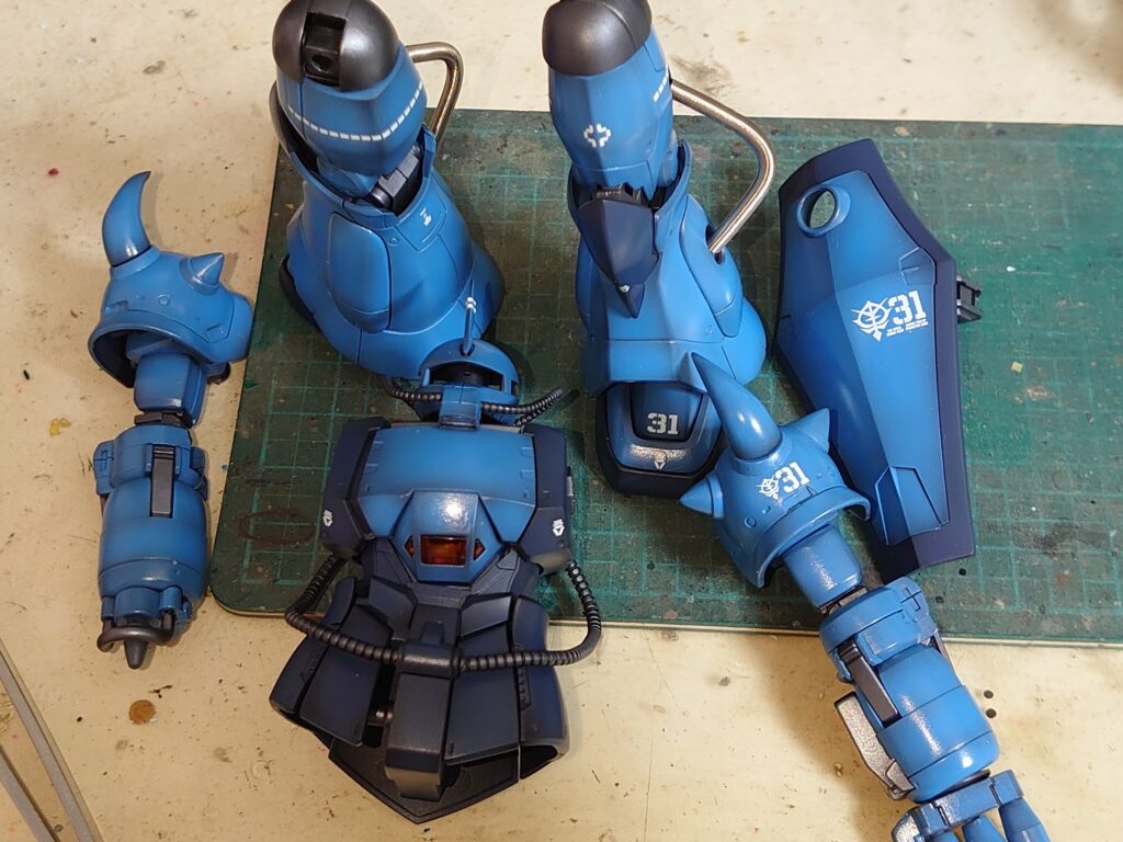 HG プロトタイプグフ(戦術実証機) 製作記⑤ | 模型大隊戦闘日誌