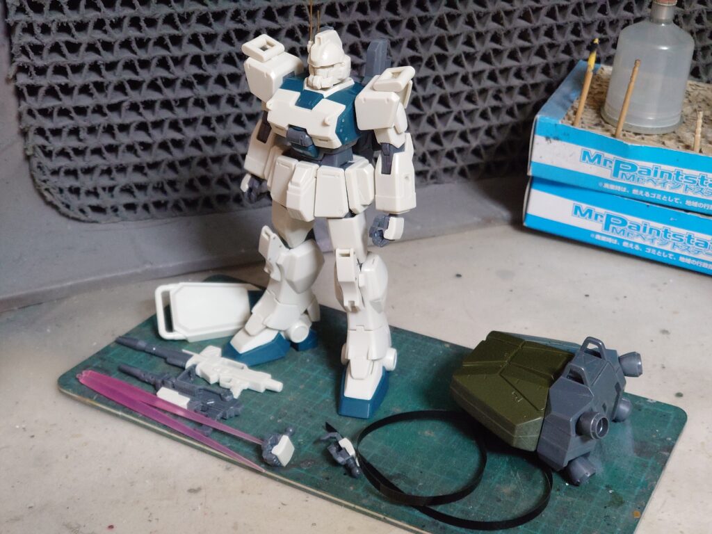 HGUC ガンダムEz8 製作記③ | 模型大隊戦闘日誌