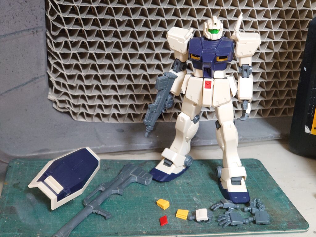 HGUC パワード・ジム｜ごちおさんのガンプラ作品｜GUNSTA