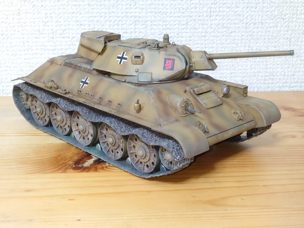 サイバーホビー T-34-747(r) STZ 1942年後期生産型 製作記⑦(完成 ...