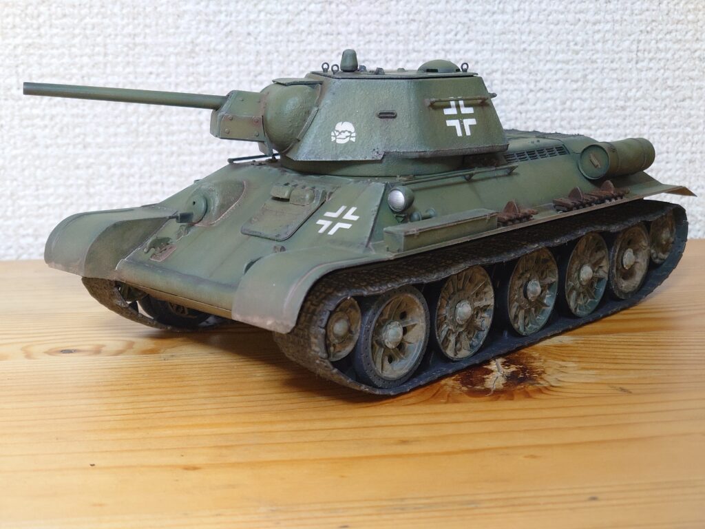 タミヤ T-34/76(1943年型) 製作記⑥(完成) | 模型大隊戦闘日誌