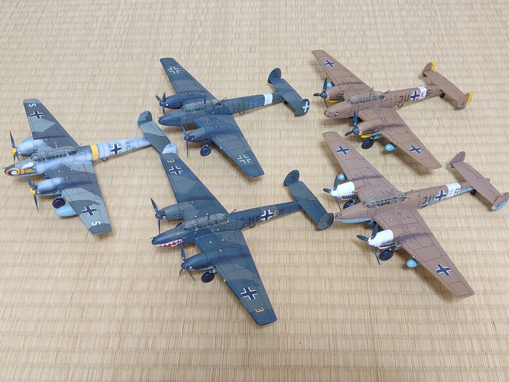 エアフィックス メッサーシュミットBf110E/E-2TROP 製作記(おまけ